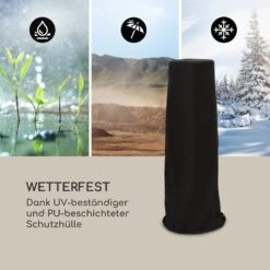 Heatwave Gasheizstrahler 10 KW (728 G/h) Bodenrollen Schutzcover Piezozündung -Garten Store 10035959 de 0007 logo
