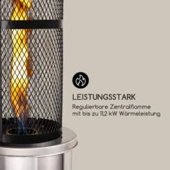 Goldflame Terrassenheizstrahler Gasheizer 11,2 KW Temperglas Mobil Edelstahl 16 Goldflame Terrassenheizstrahler Gasheizer 11,2 KW Temperglas Mobil Edelstahl -Garten Store 10035960 de 0007 logo
