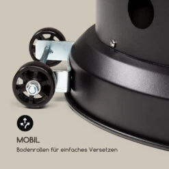 Goldflame Terrassenheizstrahler Gasheizer 11,2 KW Temperglas Mobil Edelstahl -Garten Store 10035961 de 0004 logo