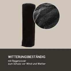 Goldflame Terrassenheizstrahler Gasheizer 11,2 KW Temperglas Mobil Edelstahl -Garten Store 10035961 de 0009 logo