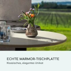 Patras Pearl Bistro-Tisch Jugendstil Marmor Ø 60 Cm H 75 Cm Gusseisern 10 Patras Pearl Bistro-Tisch Jugendstil Marmor Ø 60 Cm H 75 Cm Gusseisern -Garten Store 10035977 de 0003 logo