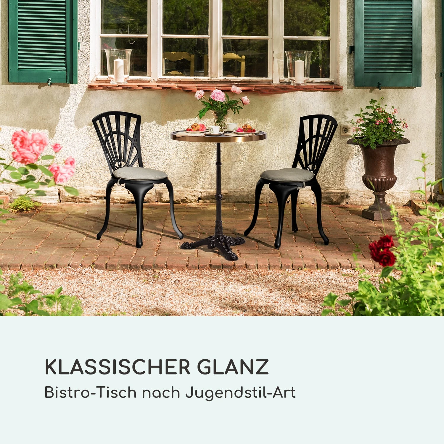 Patras Lux Bistro-Tisch Mit Dreifuß Marmortisch Ø: 57,5 Cm Höhe: 72 Cm 2 Patras Lux Bistro-Tisch Mit Dreifuß Marmortisch Ø: 57,5 Cm Höhe: 72 Cm – Bild 2