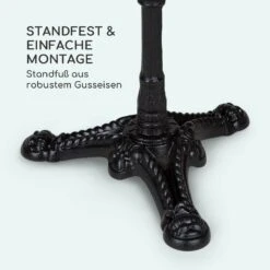 Patras Lux Bistro-Tisch Mit Dreifuß Marmortisch Ø: 57,5 Cm Höhe: 72 Cm 12 Patras Lux Bistro-Tisch Mit Dreifuß Marmortisch Ø: 57,5 Cm Höhe: 72 Cm -Garten Store 10035984 de 0005 logo