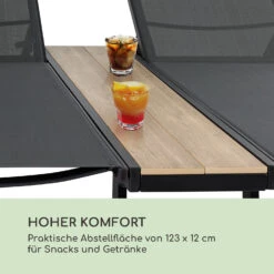 Pompei Sonnenliege Lounger 2 Pers. Aluminium Abstellfläche 12 Pompei Sonnenliege Lounger 2 Pers. Aluminium Abstellfläche -Garten Store 10035985 de 0005 logo