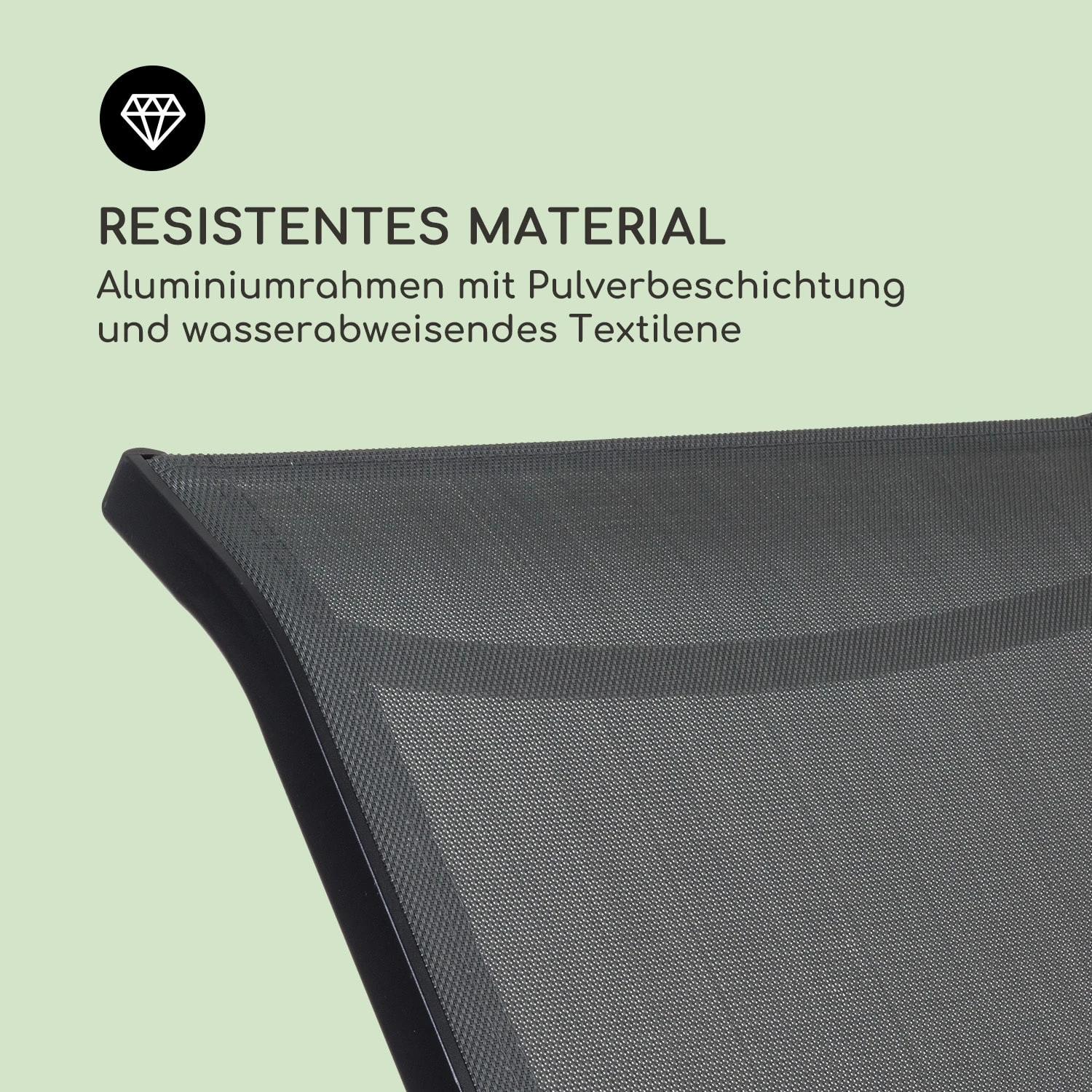 Pompei Sonnenliege Lounger 2 Pers. Aluminium Abstellfläche 7 Pompei Sonnenliege Lounger 2 Pers. Aluminium Abstellfläche – Bild 7