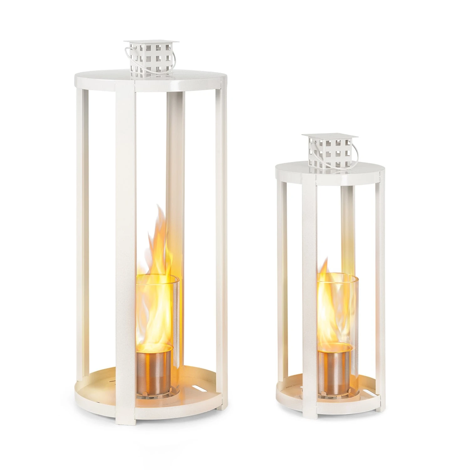 Fiamme Cilindro Ethanol-Laterne 2-Set Edelstahl-Brenner 0,3 Liter 4 H Brenndauer 1 Fiamme Cilindro Ethanol-Laterne 2-Set Edelstahl-Brenner 0,3 Liter 4 H Brenndauer