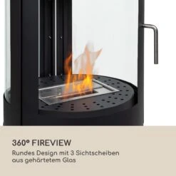 Fiamme Circulo Ethanol-Kamin Edelstahl-Brenner 1,2 Liter 4-5 H Brenndauer -Garten Store 10036079 de 0003 logo