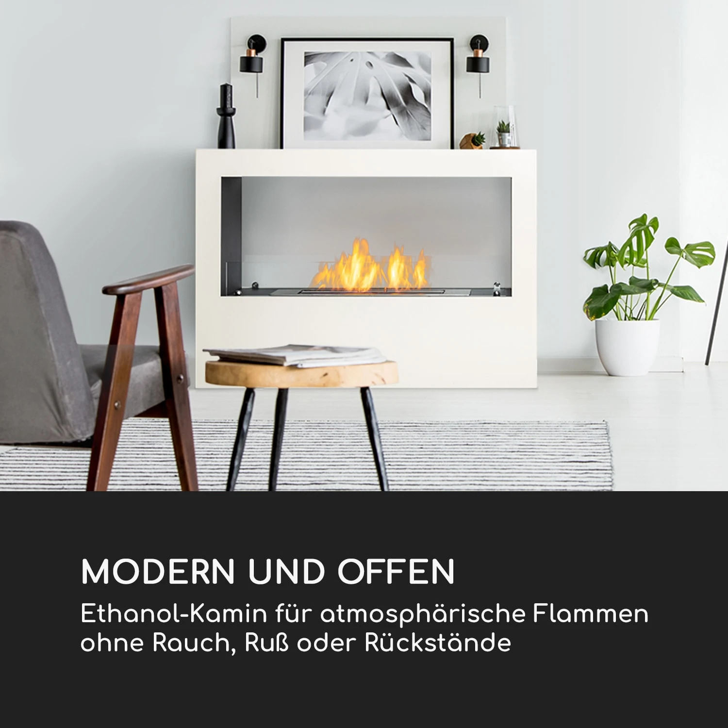 Fiamme Scoppi Ethanol-Kamin Edelstahl-Brenner 3 Liter 5-6 H Brenndauer 2 Fiamme Scoppi Ethanol-Kamin Edelstahl-Brenner 3 Liter 5-6 H Brenndauer – Bild 2
