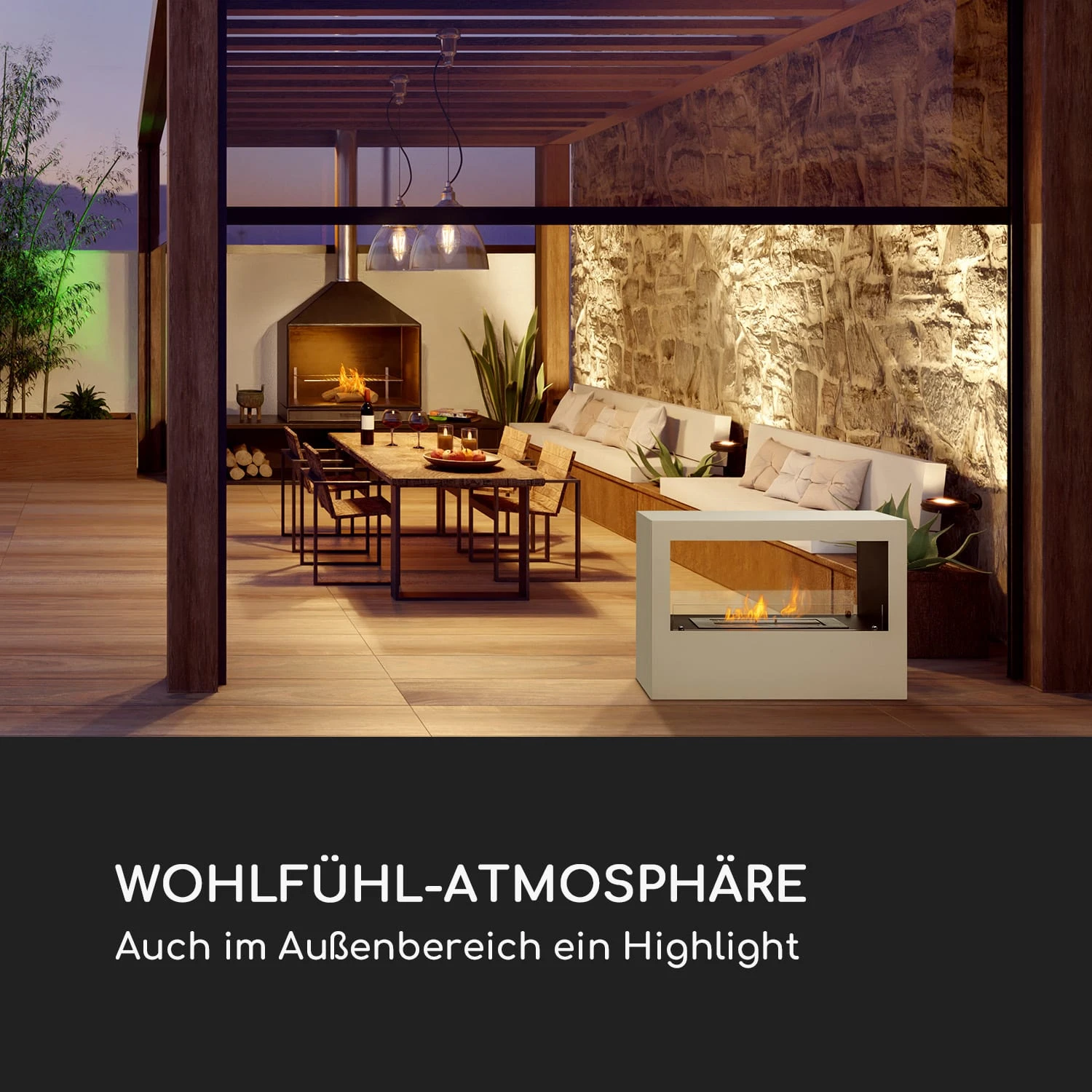 Fiamme Scoppi Ethanol-Kamin Edelstahl-Brenner 3 Liter 5-6 H Brenndauer 4 Fiamme Scoppi Ethanol-Kamin Edelstahl-Brenner 3 Liter 5-6 H Brenndauer – Bild 4