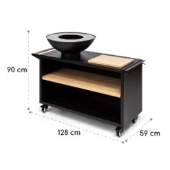 Savage 2.0 Wide Feuerschale Grill Bambus-Schneidebrett Wetterschutz -Garten Store 10036090 yy 0009 logo