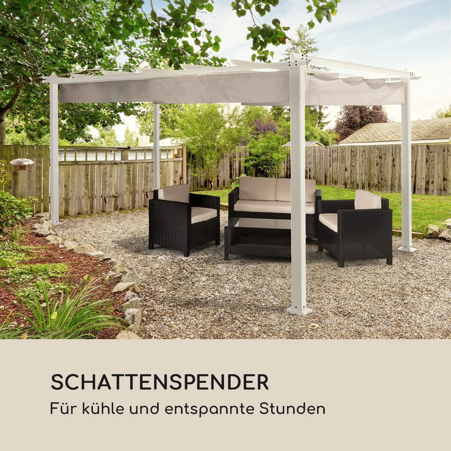 Pantheon Pergola Ersatzdach Dach Sonnendach Plane 3x4 M 2 Pantheon Pergola Ersatzdach Dach Sonnendach Plane 3x4 M – Bild 2