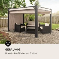 Pantheon Cortina Pergola Ersatzseitenwand Set: 4 Wände 200 G/m² Polyester-Tuch 3x3m 9 Pantheon Cortina Pergola Ersatzseitenwand Set: 4 Wände 200 G/m² Polyester-Tuch 3x3m -Garten Store 10036116 de 0004 logo