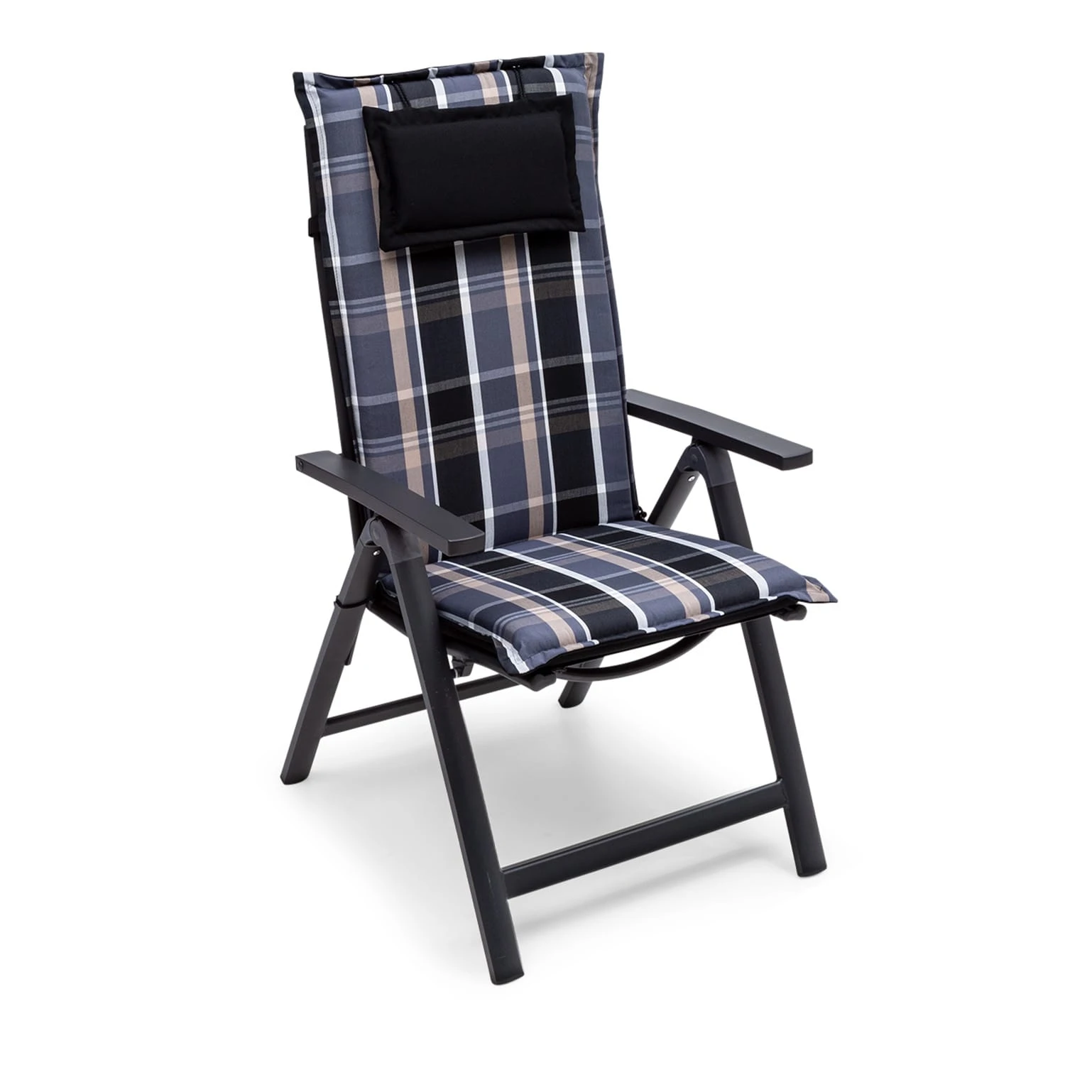 Elbe Polsterauflage Sesselauflage Hochlehner Gartenstuhl 50x120x8cm 2 Elbe Polsterauflage Sesselauflage Hochlehner Gartenstuhl 50x120x8cm – Bild 2