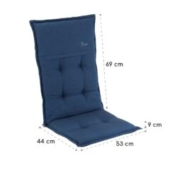 Coburg Polsterauflage Sesselauflage Gartenstuhl Polyester 53x117x9cm -Garten Store 10037363 yy 0005 logo