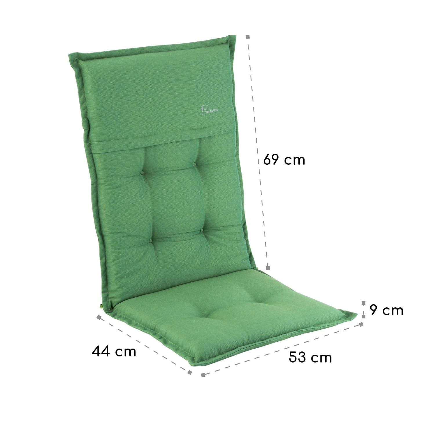 Coburg Polsterauflage Sesselauflage Gartenstuhl Polyester 53x117x9cm 5 Coburg Polsterauflage Sesselauflage Gartenstuhl Polyester 53x117x9cm – Bild 5