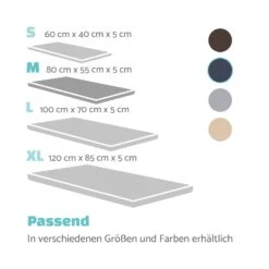 Luna Hundebett Waschbar Orthopädisch Rutschfest Memory-Schaum Größe M -Garten Store 10037546 de 0007 logo