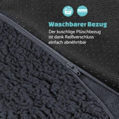 Luna Hundebett Waschbar Orthopädisch Rutschfest Memory-Schaum Größe L -Garten Store 10037547 de 0005 logo