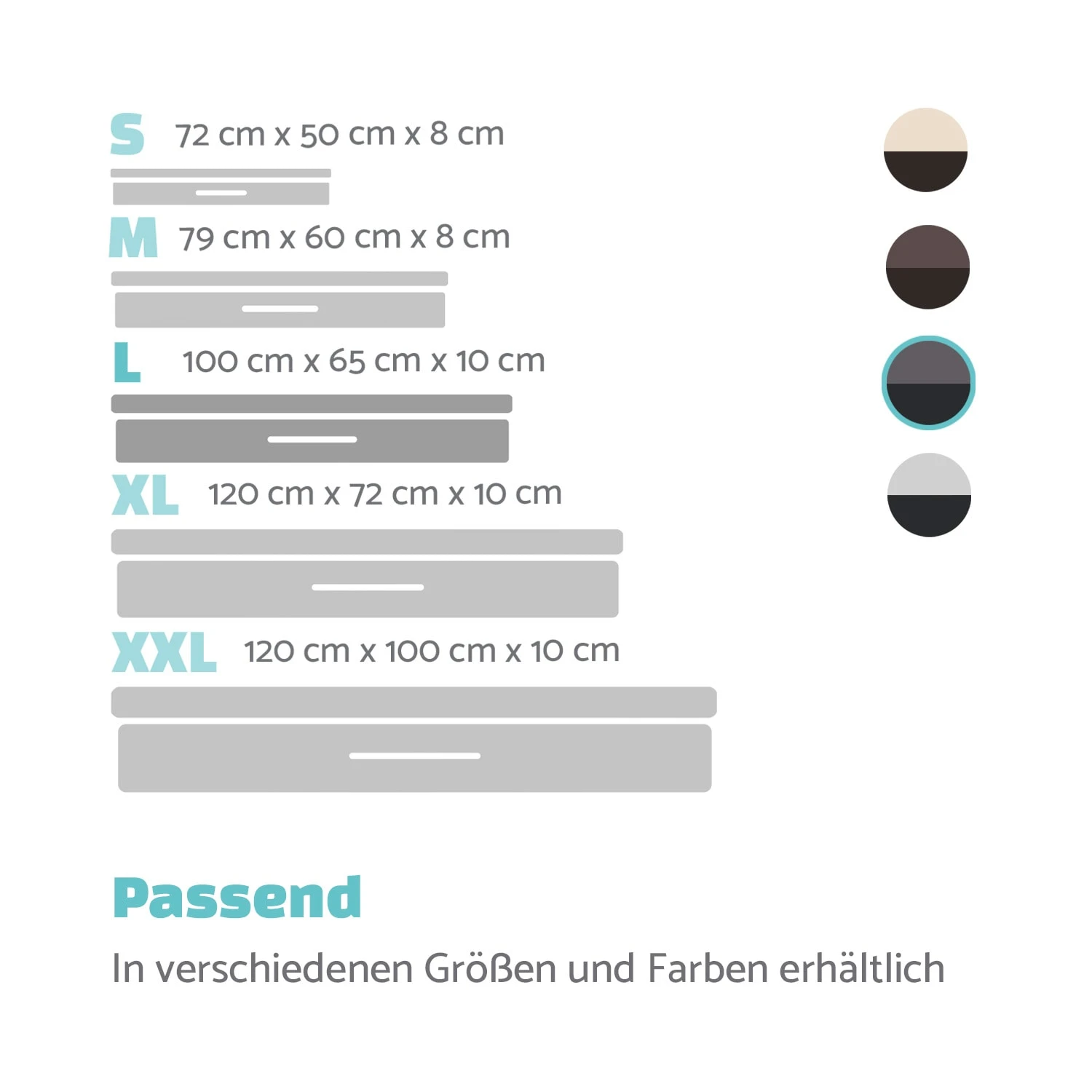 Balu Hundebett Waschbar Orthopädisch Rutschfest Memory-Schaum Größe L 7 Balu Hundebett Waschbar Orthopädisch Rutschfest Memory-Schaum Größe L – Bild 7