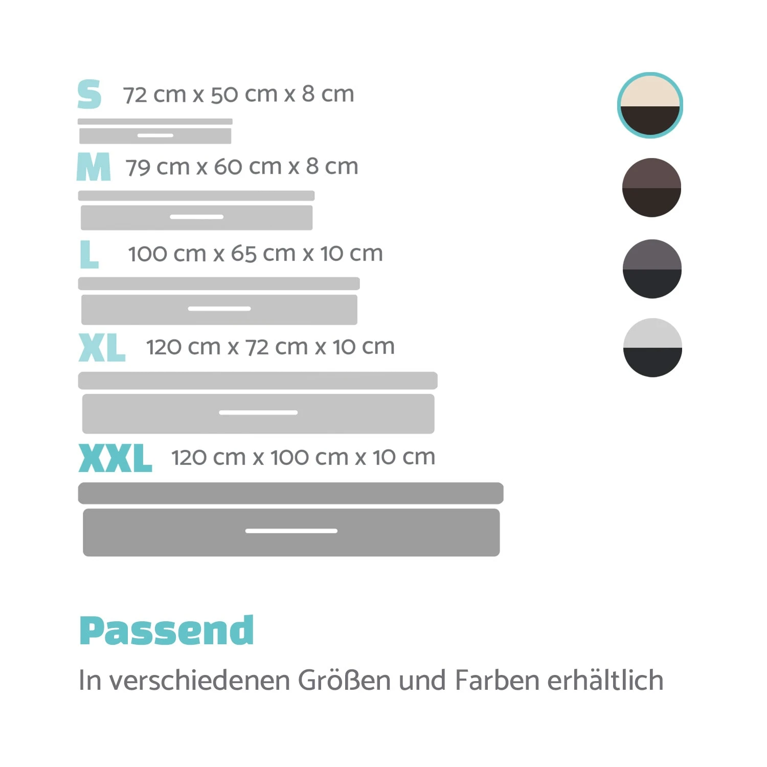 Balu Hundebett Hundekissen | Waschbar | Orthopädisch | Rutschfest | Atmungsaktiver Memory-Schaum | Größe XXL (120 X 10 X 100 Cm) 7 Balu Hundebett Hundekissen | Waschbar | Orthopädisch | Rutschfest | Atmungsaktiver Memory-Schaum | Größe XXL (120 X 10 X 100 Cm) – Bild 7