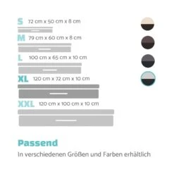 Balu Hundebett Hundekissen | Waschbar | Orthopädisch | Rutschfest | Atmungsaktiver Memory-Schaum | Größe XL (120 X 10 X 72 Cm) 13 Balu Hundebett Hundekissen | Waschbar | Orthopädisch | Rutschfest | Atmungsaktiver Memory-Schaum | Größe XL (120 X 10 X 72 Cm) -Garten Store 10037567 de 0007 logo