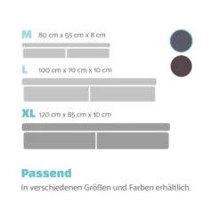 Hundebett Hundematte | Waschbar | Orthopädisch | Rutschfest | Atmungsaktiv | Klappbar Memory-Schaum | Größe XL (120 X 10 X 85 Cm) 13 Hundebett Hundematte | Waschbar | Orthopädisch | Rutschfest | Atmungsaktiv | Klappbar Memory-Schaum | Größe XL (120 X 10 X 85 Cm) -Garten Store 10037571 de 0007 logo