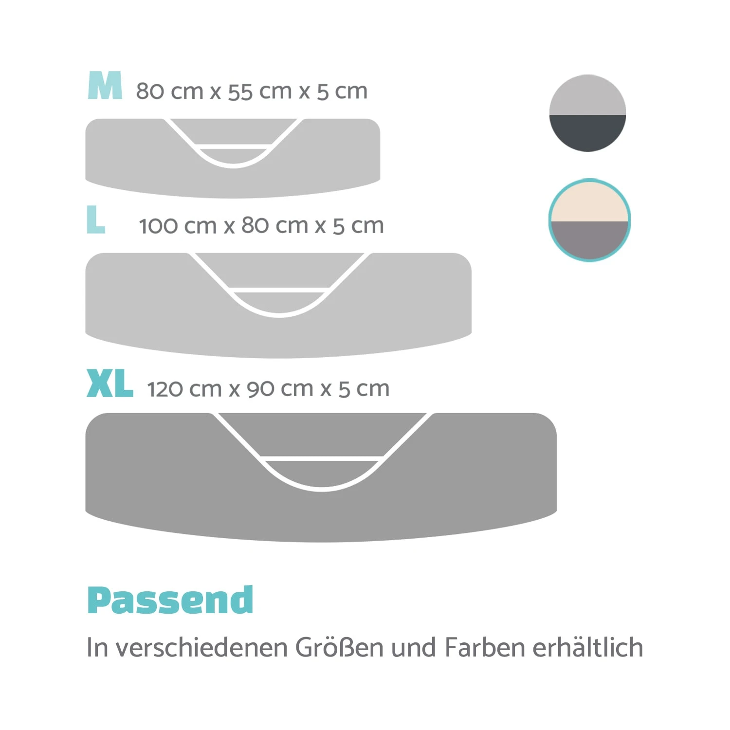 Lotte Hundebett Waschbar Orthopädisch Memory-Schaum Größe XL 7 Lotte Hundebett Waschbar Orthopädisch Memory-Schaum Größe XL – Bild 7