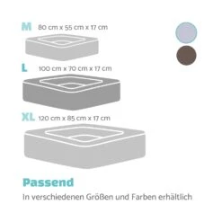 Bruno Hundebett Hundekorb | Waschbar | Orthopädisch | Rutschfest | Atmungsaktiv | Memory-Schaum | Größe L (100 X 17 X 70 Cm) 13 Bruno Hundebett Hundekorb | Waschbar | Orthopädisch | Rutschfest | Atmungsaktiv | Memory-Schaum | Größe L (100 X 17 X 70 Cm) -Garten Store 10037583 de 0007 logo