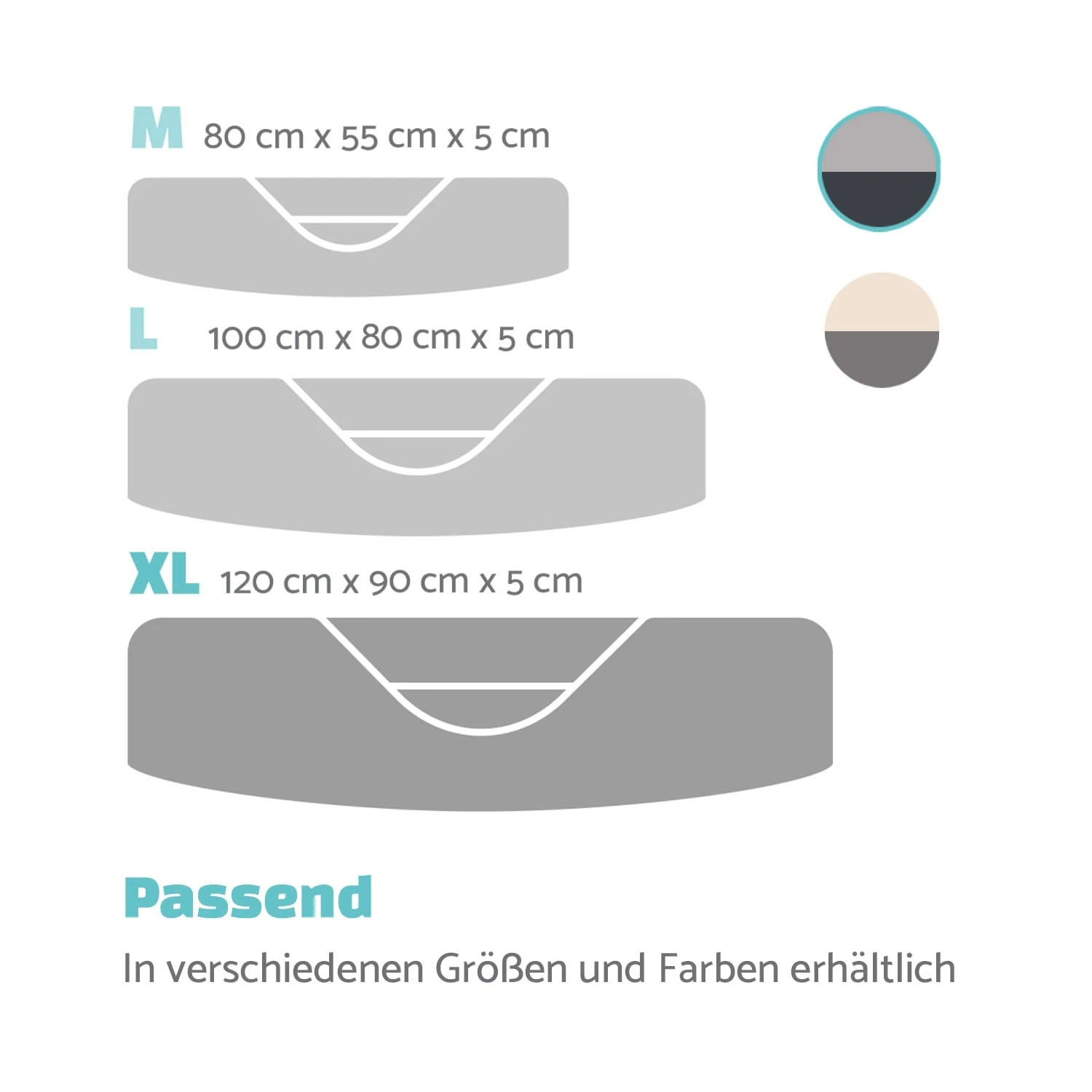 Lotte Hundebett Waschbar Rutschfest Memory-Schaum Größe XL 7 Lotte Hundebett Waschbar Rutschfest Memory-Schaum Größe XL – Bild 7