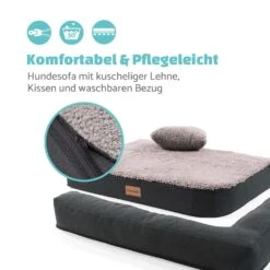 Odin Hundesofa Hundematte | Waschbar | Orthopädisch | Rutschfest | Atmungsaktiv | Memory-Schaum | Größe S (80 X 10 X 60 Cm) -Garten Store 10037601 de 0005 logo