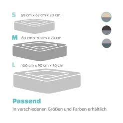 Emma Hundebett Waschbar Rutschfest Atmungsaktiv Wendematratze -Garten Store 10037605 de 0007 logo