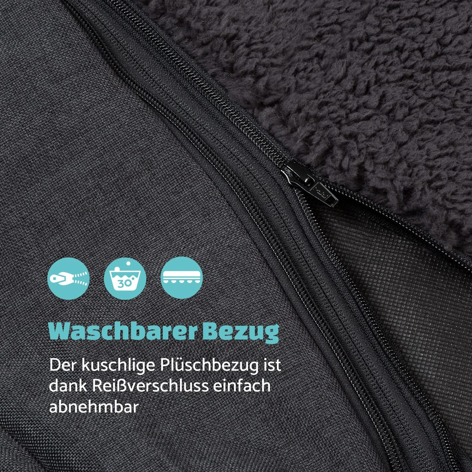 Odin Hundesofa Ersatzbezug Waschbar Rutschfest Atmungsaktiv Größe L 2 Odin Hundesofa Ersatzbezug Waschbar Rutschfest Atmungsaktiv Größe L – Bild 2