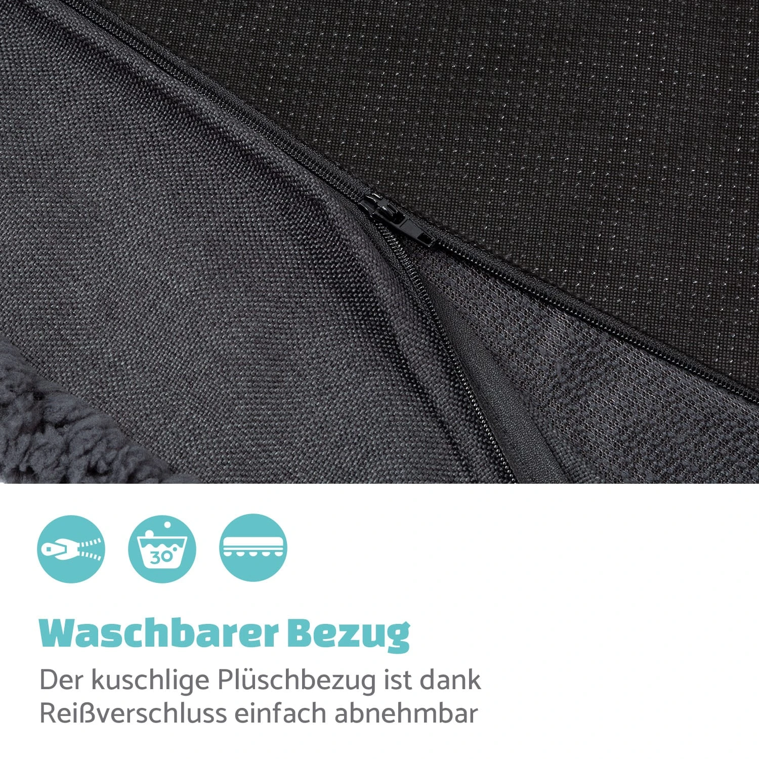 Balu L Hundebett Ersatzbezug Waschbar Rutschfest Atmungsaktiv Größe L 2 Balu L Hundebett Ersatzbezug Waschbar Rutschfest Atmungsaktiv Größe L – Bild 2