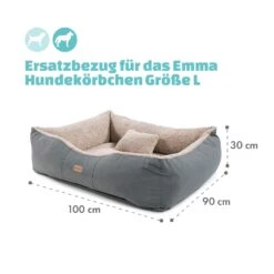 Emma Hundebett Ersatzbezug Waschbar Rutschfest Atmungsaktiv Größe L -Garten Store 10037663 de 0004 logo