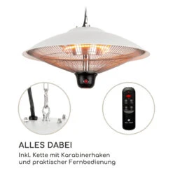 Heizsporn Deckenheizstrahler 60,5 Cm (Ø) LED-Lampe Fernbedienung -Garten Store 10037732 de 0006 logo