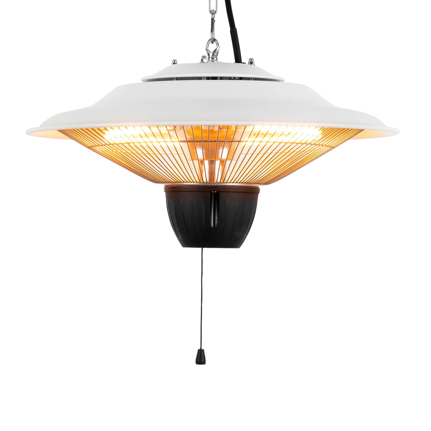 Hitzkopf Infrarot-Deckenheizstrahler Halogen-Heizröhre 2 Stufen 750/1500 W 1 Hitzkopf Infrarot-Deckenheizstrahler Halogen-Heizröhre 2 Stufen 750/1500 W