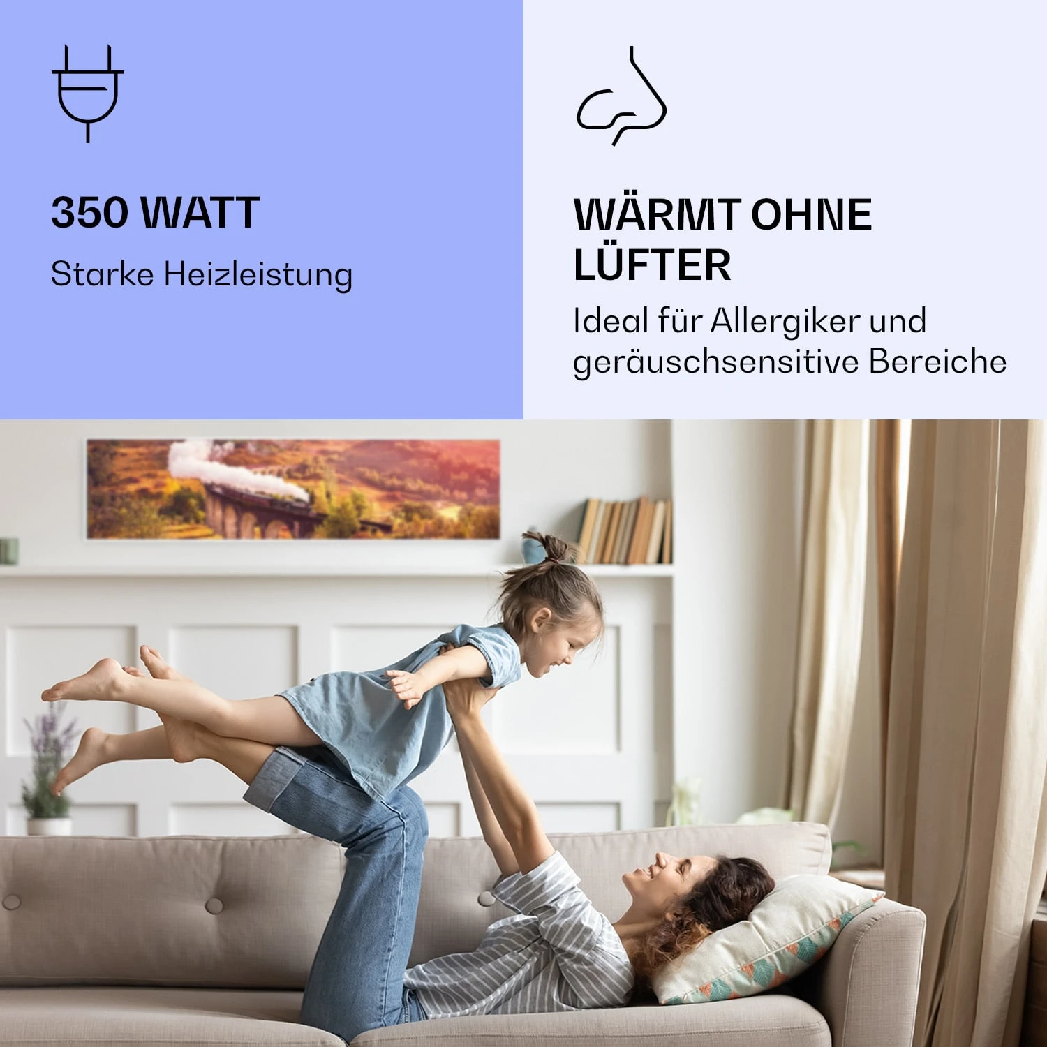 Wonderwall Air Art Smart Infrarotheizung Zug 120x30cm 350W 5 Wonderwall Air Art Smart Infrarotheizung Zug 120x30cm 350W – Bild 5