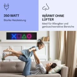 Wonderwall Air Art Smart Infrarotheizung Spiel 120x30cm 350W -Garten Store 10037842 de 0005 logo
