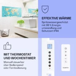 Wonderwall Air Art Smart Infrarotheizung 120x60cm 700W App -Garten Store 10037878 de 0004 logo