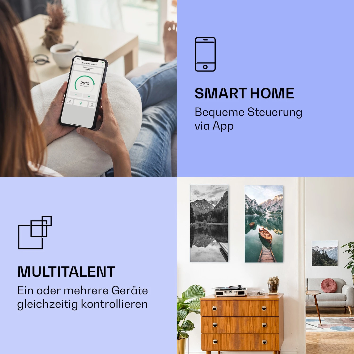 Wonderwall Air Art Smart Infrarotheizung See Vertikal 60x120cm 700W 2 Wonderwall Air Art Smart Infrarotheizung See Vertikal 60x120cm 700W – Bild 2