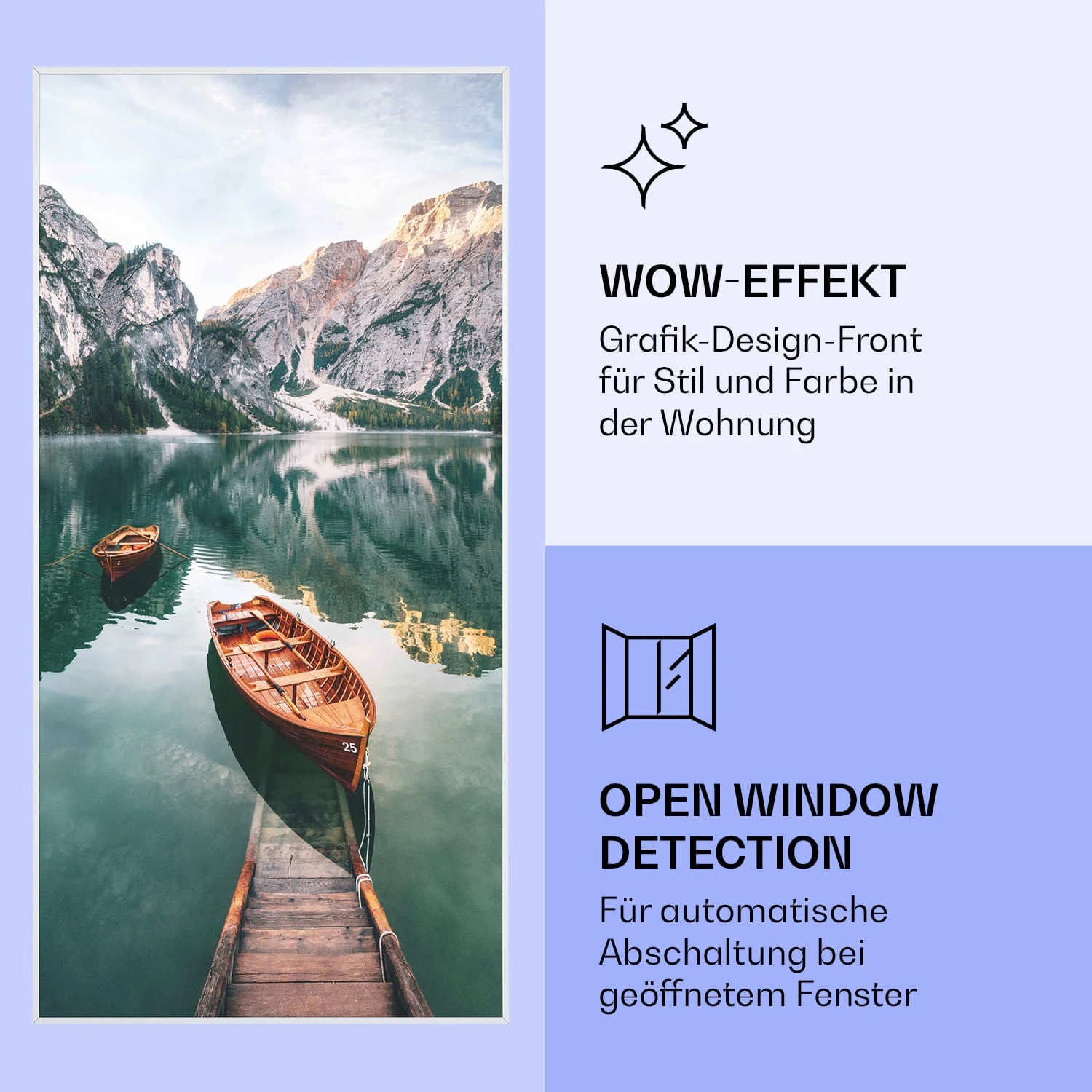 Wonderwall Air Art Smart Infrarotheizung See Vertikal 60x120cm 700W 6 Wonderwall Air Art Smart Infrarotheizung See Vertikal 60x120cm 700W – Bild 6