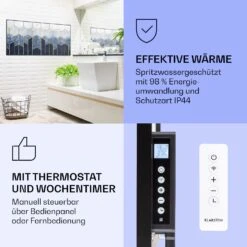 Wonderwall Air Art Smart Infrarotheizung Blaue Linie 120x60cm 700W 11 Wonderwall Air Art Smart Infrarotheizung Blaue Linie 120x60cm 700W -Garten Store 10037909 de 0004 logo