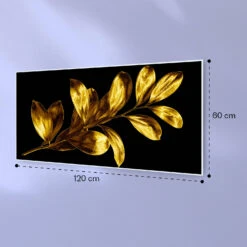 Wonderwall Air Art Smart Infrarotheizung Goldenes Blatt 120x60cm 700W -Garten Store 10037920 yy 0007 logo