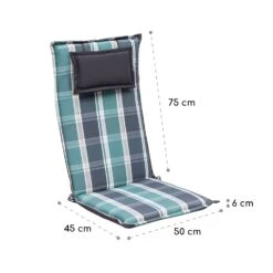 Donau Polsterauflage Sesselauflage Hochlehner Gartenstuhl Polyester 50x120x6cm 9 Donau Polsterauflage Sesselauflage Hochlehner Gartenstuhl Polyester 50x120x6cm -Garten Store 10037962 yy 0005 logo
