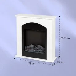 Elbrus Elektrokamin 2000 W LED-Technik Fernbedienung -Garten Store 10037971 yy 0006 logo