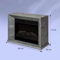 Crater Lake Elektrokamin 1900 W LED-Technik Fernbedienung -Garten Store 10037982 yy 0007 logo