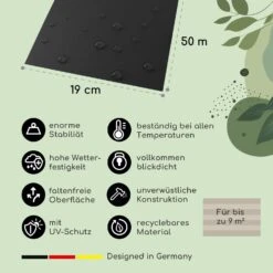 Sichtschutzstreifen Gartenzaun PVC 450 G/m² 50x19cm Clips 8 Sichtschutzstreifen Gartenzaun PVC 450 G/m² 50x19cm Clips -Garten Store 10037983 de 0003 usp