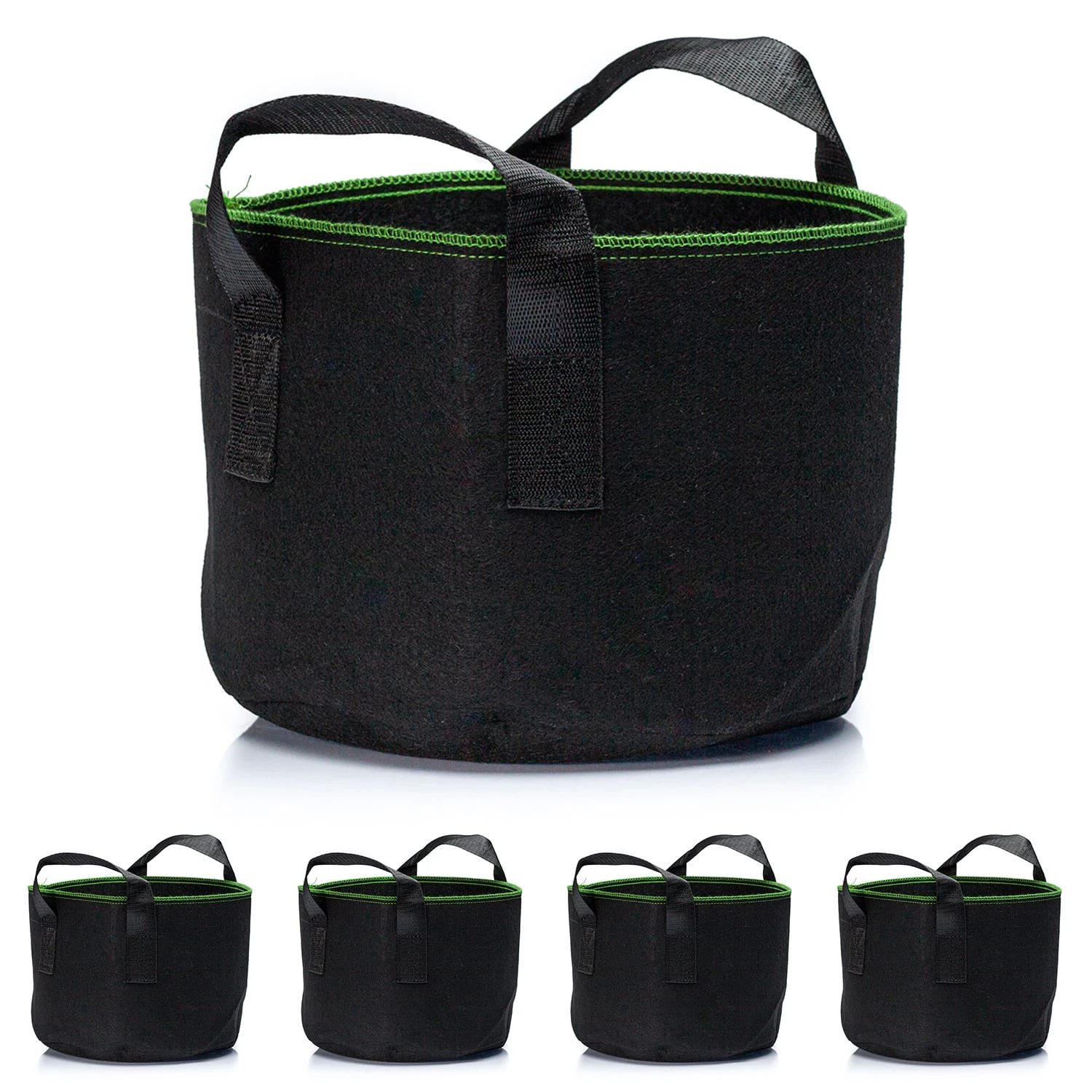 Pflanzsack Set 5 Stück 5 Liter Vlies Mit Henkeln 1 Pflanzsack Set 5 Stück 5 Liter Vlies Mit Henkeln