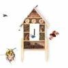Insektenhaus Metalldach Inkl. Füße Ganzjährig Bewohnbar Pinienholz