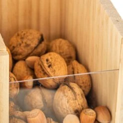 Futterhaus Für Eichhörnchen Metalldach Kiefernholz Unbehandelt -Garten Store 10038023 yy 0003 logo