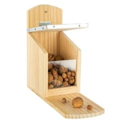 Futterhaus Für Eichhörnchen Metalldach Kiefernholz Unbehandelt -Garten Store 10038023 yy 0007 logo